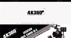 Desktop Screenshot of 4k360productions.com