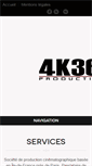 Mobile Screenshot of 4k360productions.com